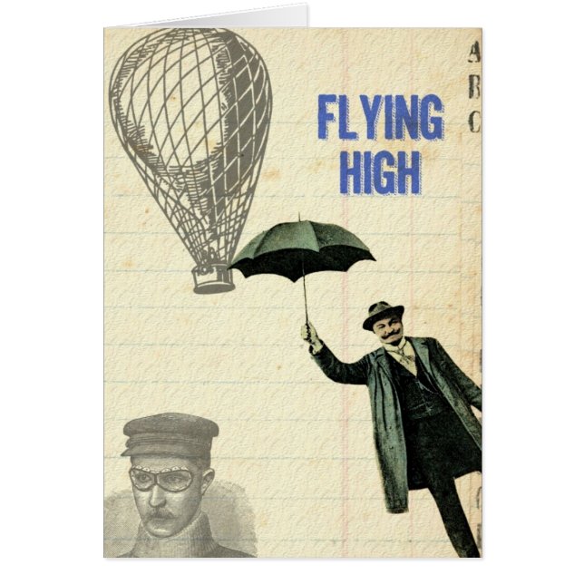 Flying High Steampunk Collage (Vorne)