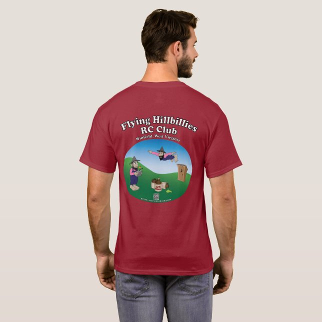 Flying Hillbillies Men's Short Sleeve T-Shirt  (Schwarz voll)