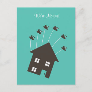 Flying House - We are Moving - Carte postale
