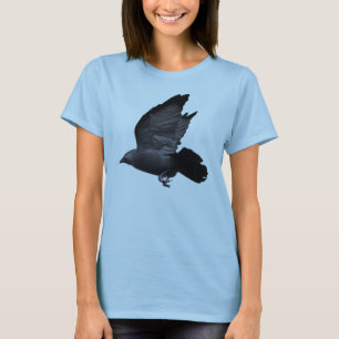 Flying Jackdaw, Crow-Lover-Design T-Shirt