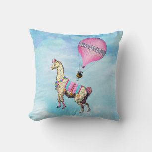 Flying Llama Pillow Kissen