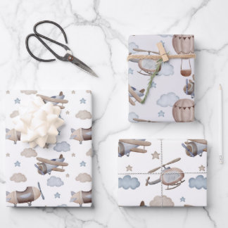 Flying Machines  Geschenkpapier Set