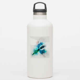 Flying magpie-Vogelfarbe Aufkleber