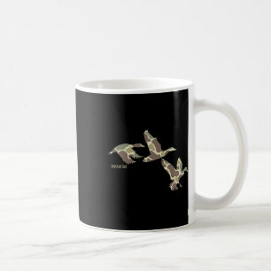 Flying Mallard Duck Camouflage Camouflage Ente Jag Kaffeetasse