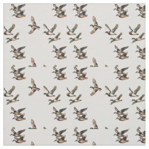 Flying Mallard Ducks Stoff