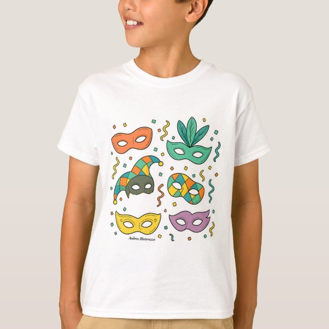 Flying Masks T-Shirt (Vorderseite)