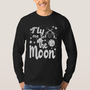 Flying Me To The Moons Outfits Country-Musik Vinta T-Shirt