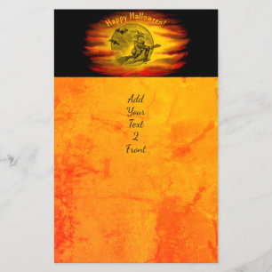 Flying mit schwarzer Katze , halloween night Flyer