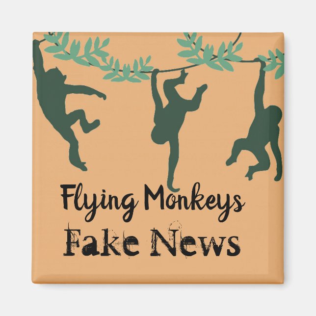 Flying Monkeys Fridge Magnet (Vorne)