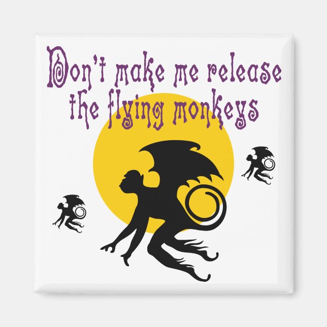 Flying Monkeys Magnet (Vorne)