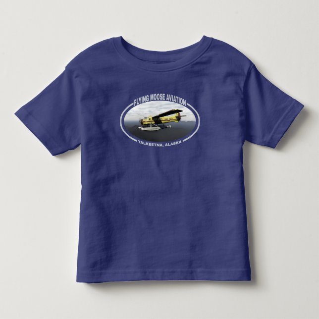 Flying Moose Aviation de Havilland DH3-C Otter Kleinkind T-shirt (Vorderseite)