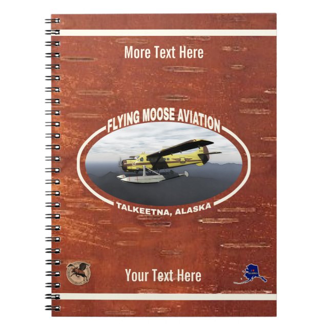 Flying Moose Aviation de Havilland DH3-C Otter Notizblock (Vorderseite)