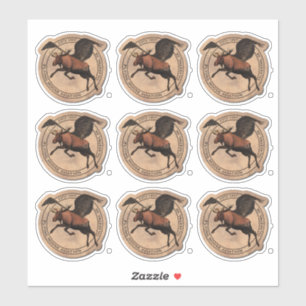 Flying Moose Aviation Patch Aufkleber