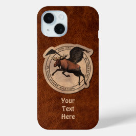 Flying Moose Aviation Patch Case-Mate iPhone Fall Hülle