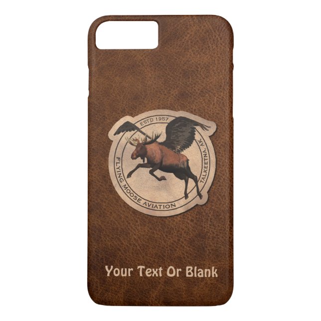 Flying Moose Aviation Patch Case-Mate iPhone Hülle (Rückseite)