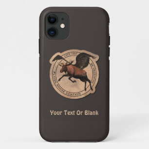 Flying Moose Aviation Patch iPhone 11 Hülle