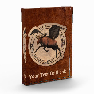 Flying Moose Aviation Patch Fotoblock