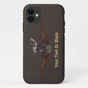 Flying Moose Bush Pilot Wings Case-Mate iPhone Hülle