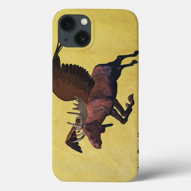 Flying Moose Case-Mate iPhone Hülle (Rückseite)