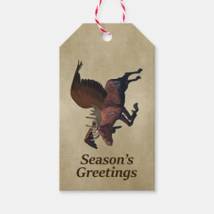 Flying Moose - Die Grüße der Saison Geschenkanhänger