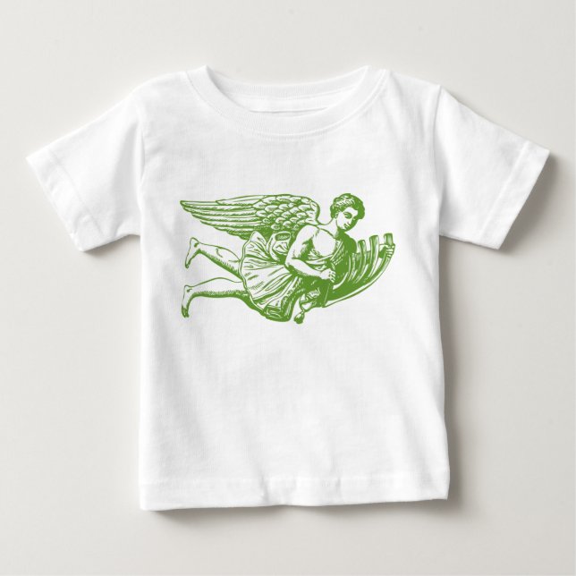 Flying Musical Angel Baby T-shirt (Vorderseite)