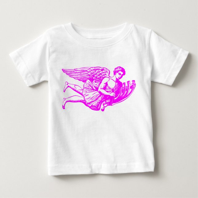 Flying Musical Angel Baby T-shirt (Vorderseite)