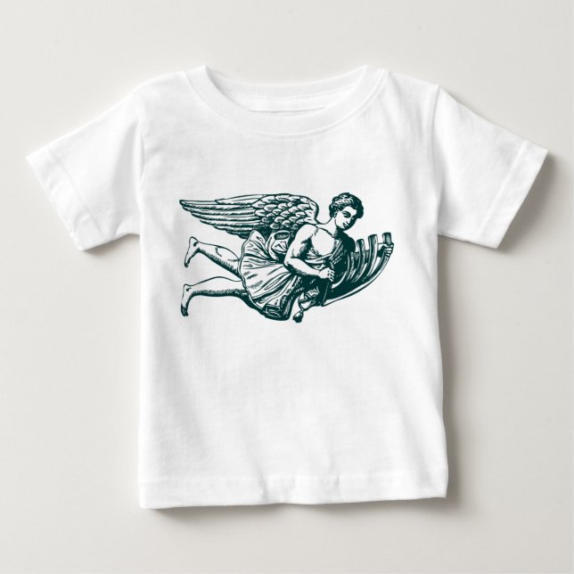 Flying Musical Angel Baby T-shirt (Vorderseite)