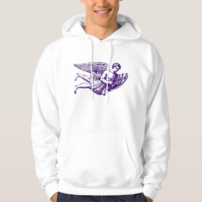 Flying Musical Angel Hoodie (Vorderseite)