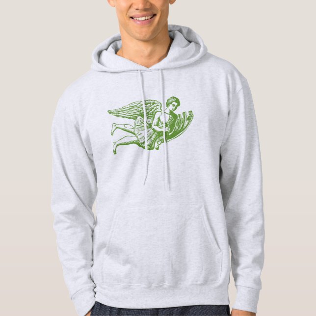 Flying Musical Angel Hoodie (Vorderseite)