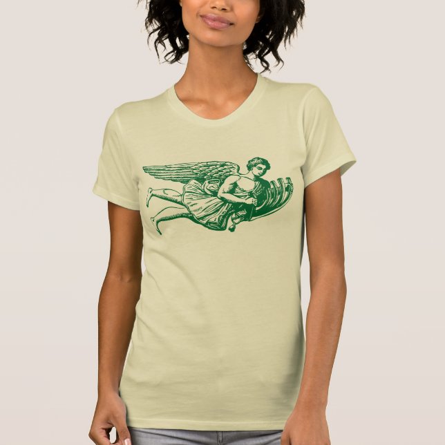 Flying Musical Angel T-Shirt (Vorderseite)