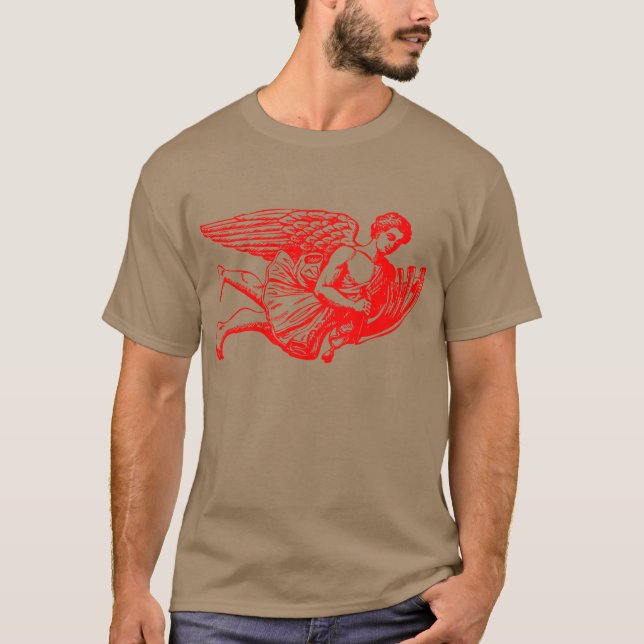 Flying Musical Angel T-Shirt (Vorderseite)