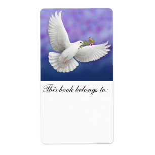 Flying Peace Dove Buchzeichen