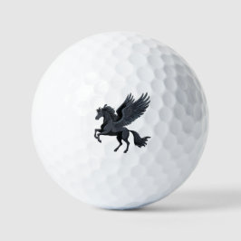 Flying pegasus golfball