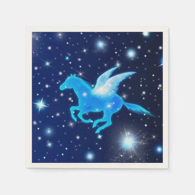 Flying Pegasus Serviette (Vorderseite)