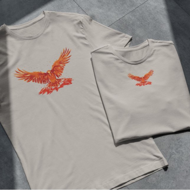 Flying Phoenix Bird T-Shirt (Von Creator hochgeladen)