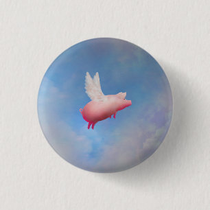 Flying Pig Button