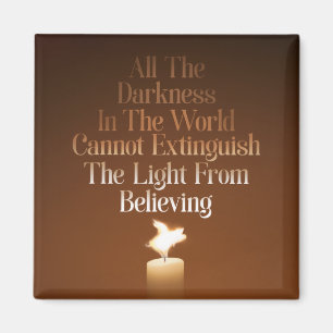Flying Pig Candle Flame Magnet