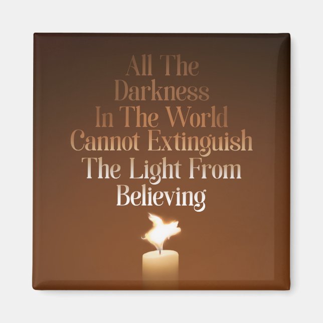Flying Pig Candle Flame Magnet (Vorne)