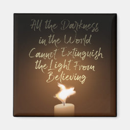 Flying Pig Candle Flame Magnet