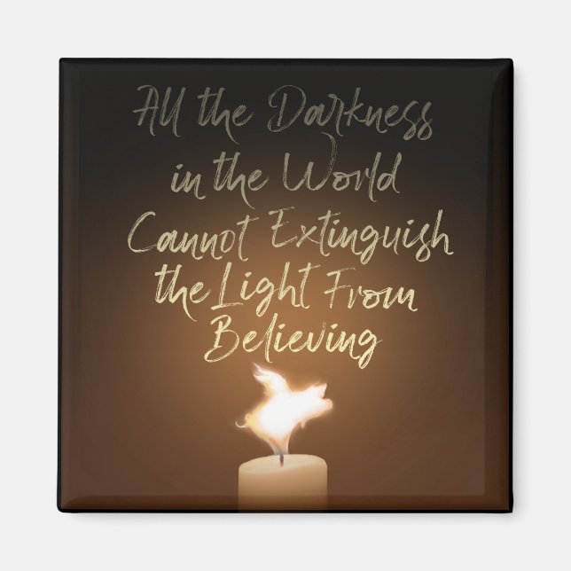 Flying Pig Candle Flame Magnet (Vorne)