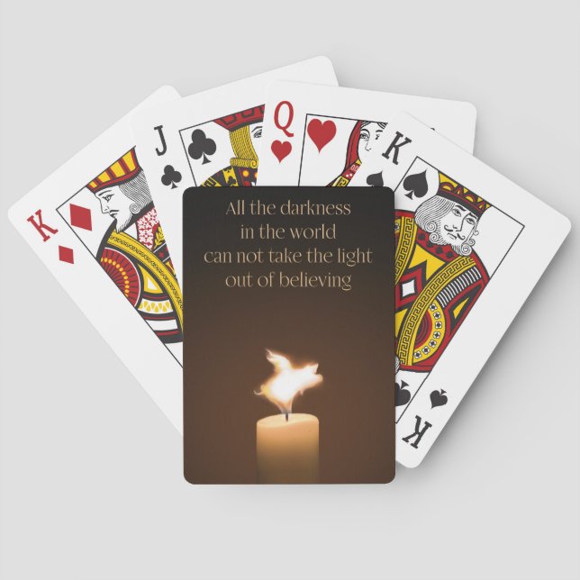 Flying Pig Candle Flame Playing Cards Spielkarten (Rückseite)