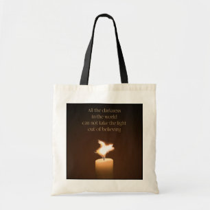Flying Pig Candle Flame Tote Bag Tragetasche