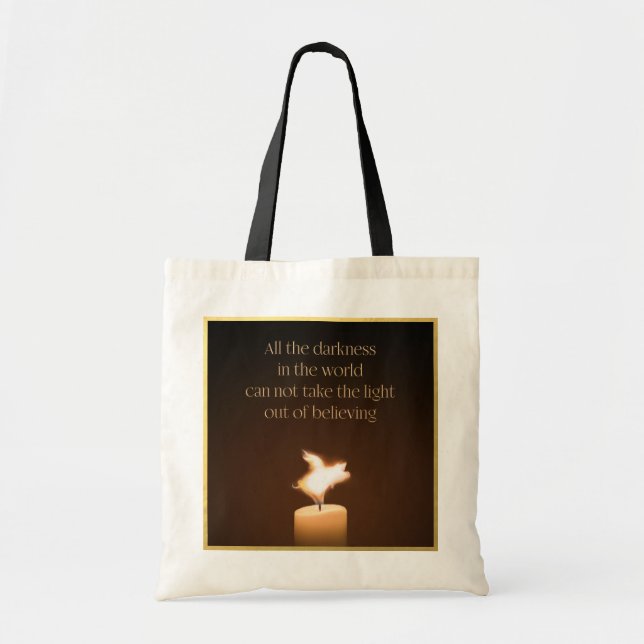 Flying Pig Candle Flame Tragetasche (Vorne)