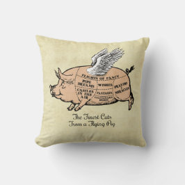Flying Pig Cuts Kissen