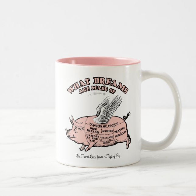 FLYING PIG CUTS - WAS WERDEN AUS ZWEIFARBIGE TASSE (Rechts)
