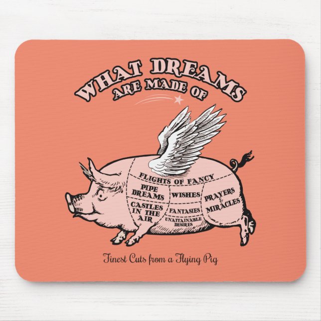 Flying Pig Diagramm Mousepad (Vorne)