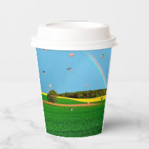 Flying Pig Farm Paper Cup