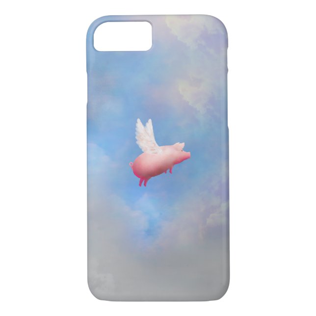Flying Pig iPhone Case (Rückseite)