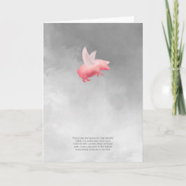 Flying Pig Karte