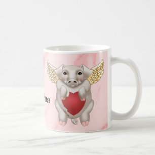 Flying Pig-Liebe-Tasse Kaffeetasse